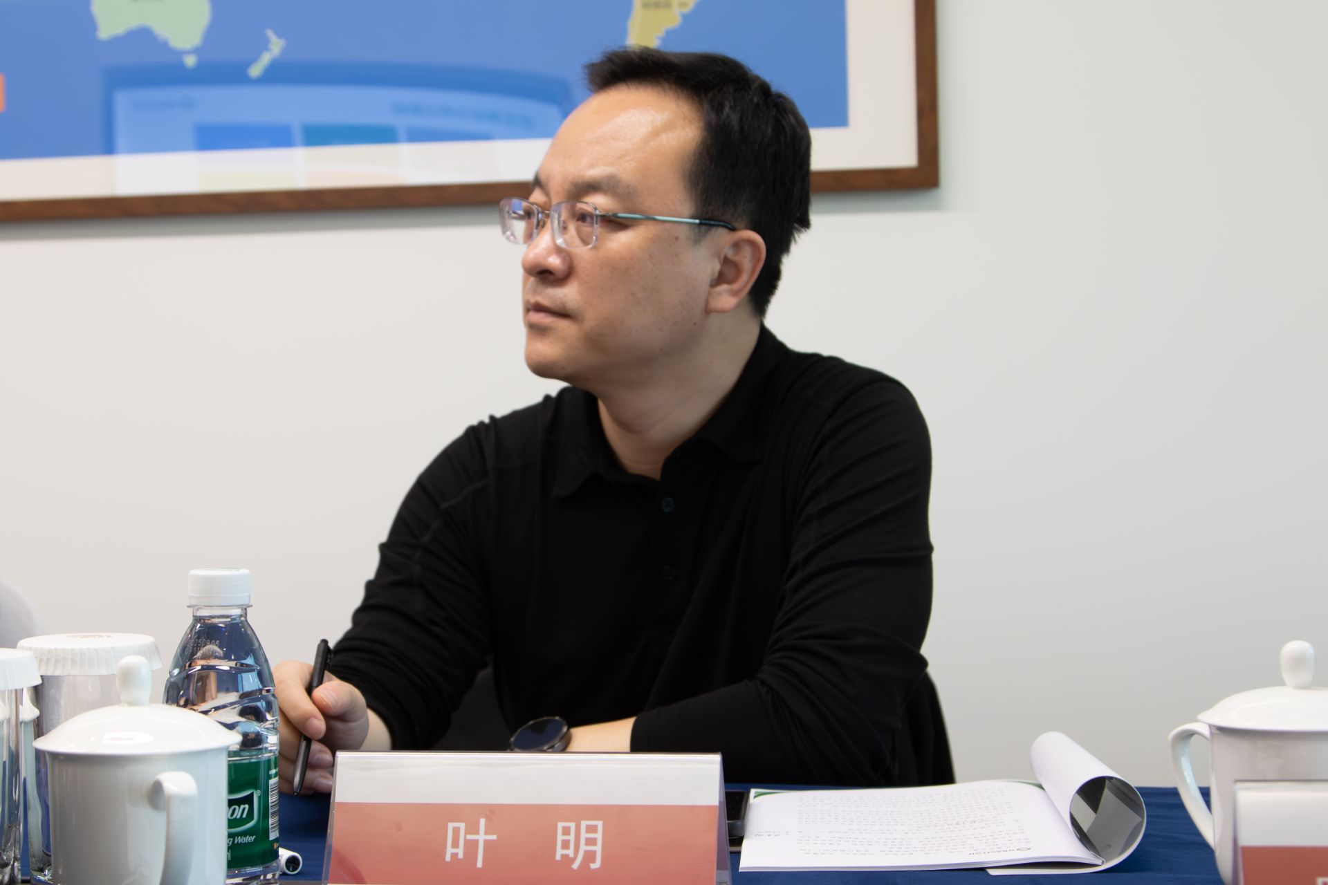 Leaders of the Huade County Party Committee in Inner Mongolia visited Graviton to discuss new paths for the development of a county-wide organic industry.-84-2
